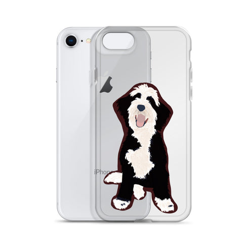 Bernedoodle iPhone Case